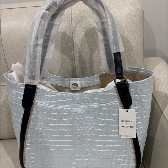 NWT Brahmin Coco Michelle Limited Edition Floral Aliza Bag - Picture 2 of 5